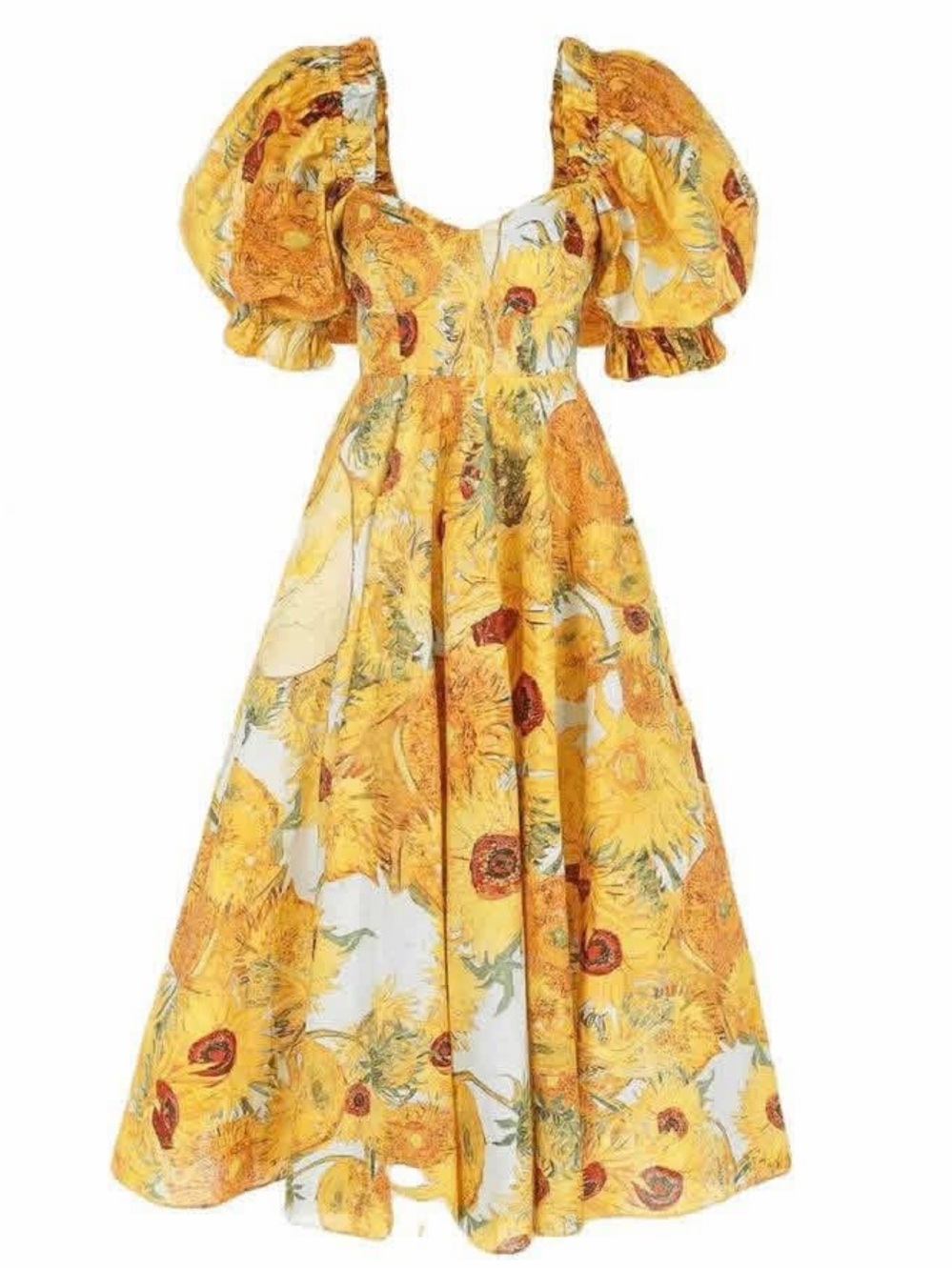 Selkie Van Gogh Tea Rose Dress